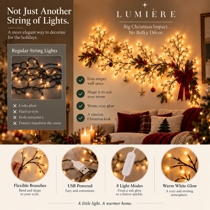 Christmas Wall Light for Cozy Homes